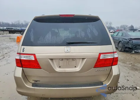2005 Honda Odyssey Exl z USA, uszkodzony, nr VIN 5FNRL38655B417616
